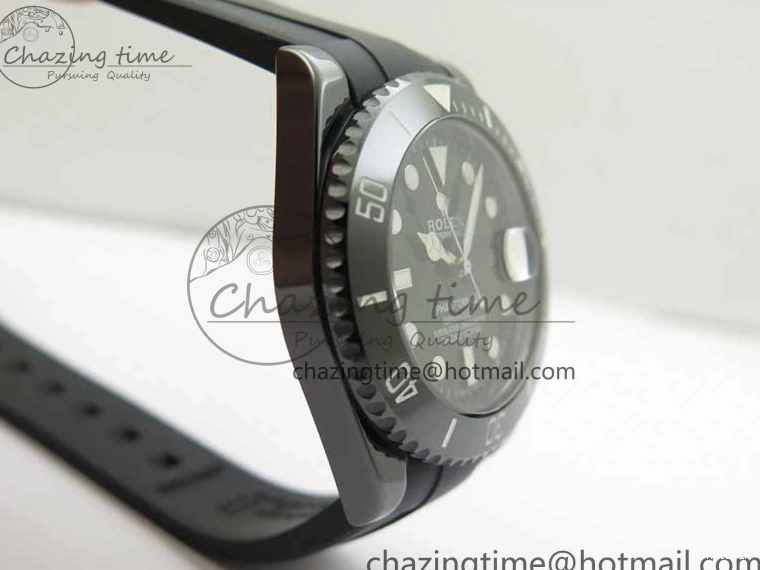 Edition SA3135 Black Black Green Strap Rubber Submariner Best 5GF Ceramic Dial on 40mm 0425